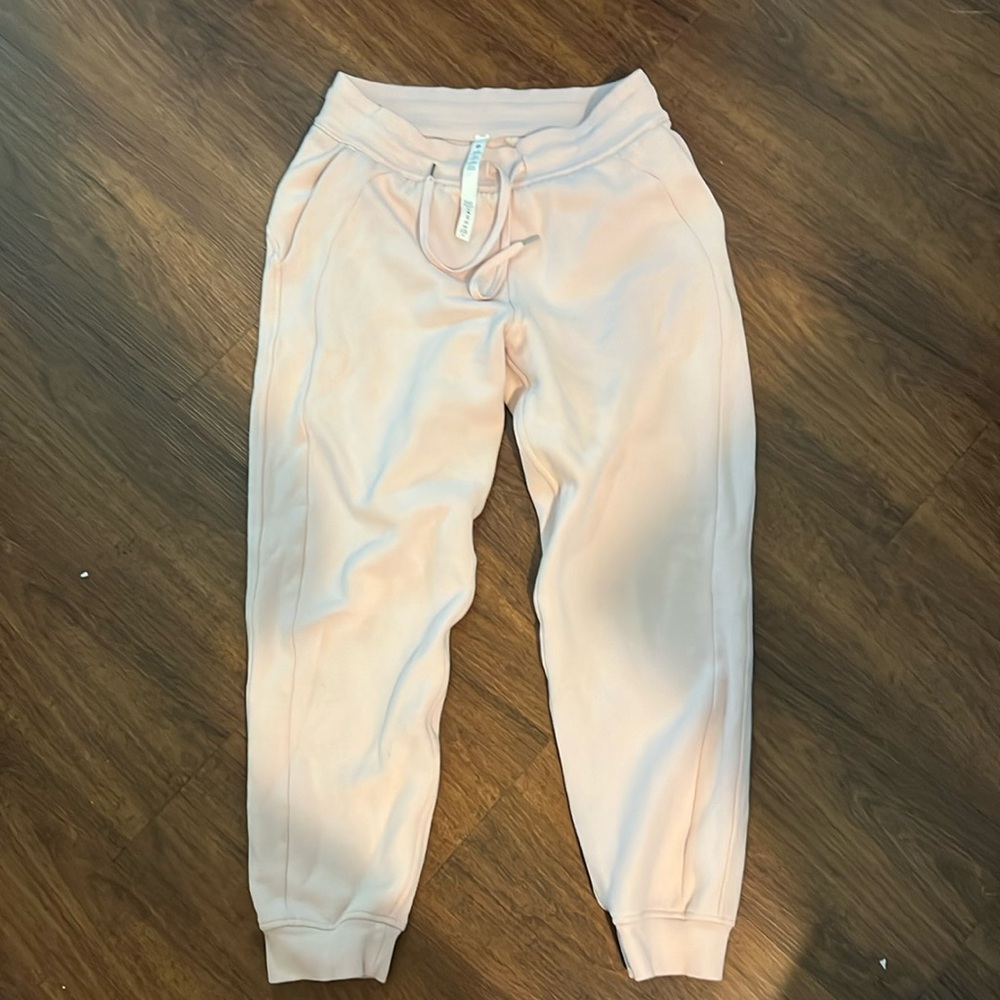 Lululemon light pink scuba joggers!